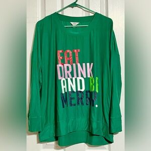 Crown & Ivy Green Intimates Top